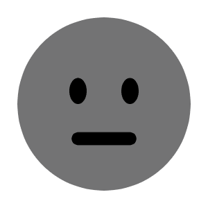 Expressionless Circle Icon from Solar Bold Duotone Set