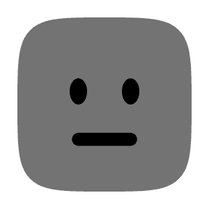Expressionless Square Icon from Solar Bold Duotone Set