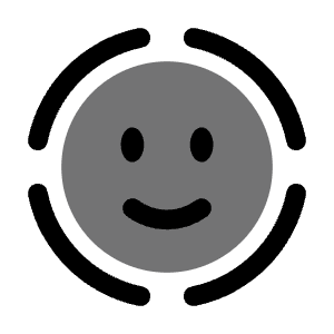 Face Scan Circle Icon from Solar Bold Duotone Set