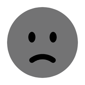 Sad Circle Icon from Solar Bold Duotone Set