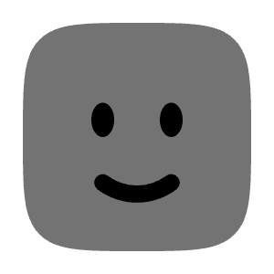 Smile Square Icon from Solar Bold Duotone Set