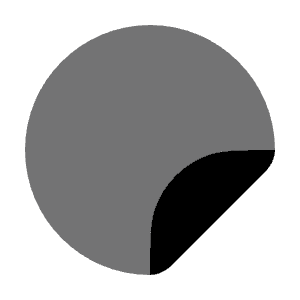 Sticker Circle Icon from Solar Bold Duotone Set