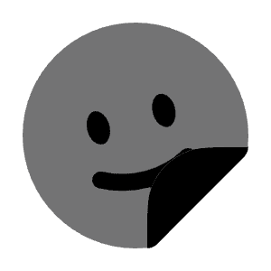 Sticker Smile Circle Icon from Solar Bold Duotone Set