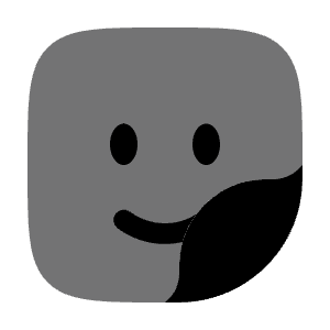 Sticker Smile Square Icon from Solar Bold Duotone Set