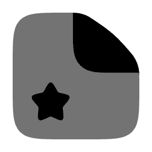 File Favourite Icon from Solar Bold Duotone Set