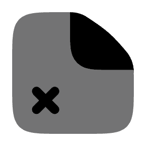 File Remove Icon from Solar Bold Duotone Set