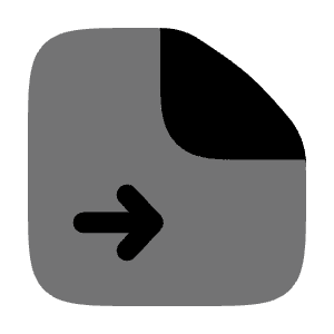 File Right Icon from Solar Bold Duotone Set