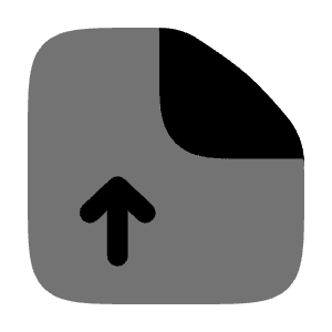 File Send Icon from Solar Bold Duotone Set