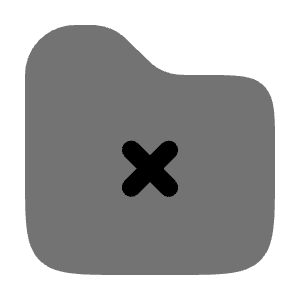 Folder Error Icon from Solar Bold Duotone Set