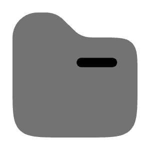 Folder Icon from Solar Bold Duotone Set