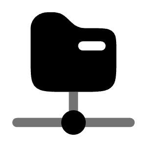 Folder Path Connect Icon from Solar Bold Duotone Set