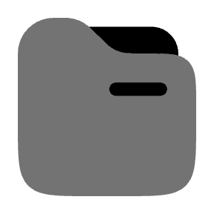 Folder With Files Icon from Solar Bold Duotone Set