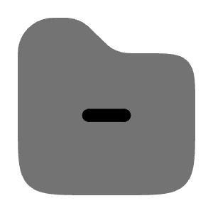 Remove Folder Icon from Solar Bold Duotone Set