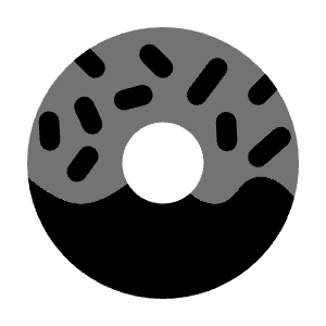 Donut Icon from Solar Bold Duotone Set