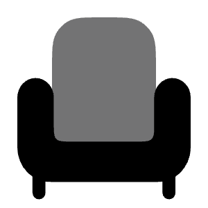 Armchair Icon from Solar Bold Duotone Set