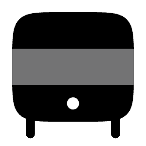 Bedside Table 9 Icon from Solar Bold Duotone Set