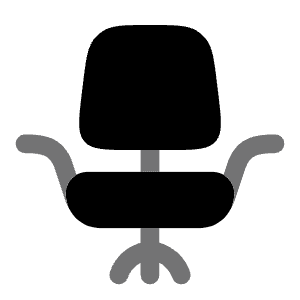 Chair 4 Icon from Solar Bold Duotone Set