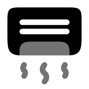 Condicioner Icon from Solar Bold Duotone Set