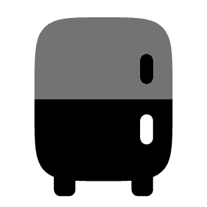 Fridge Icon from Solar Bold Duotone Set