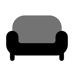 Sofa Icon from Solar Bold Duotone Set