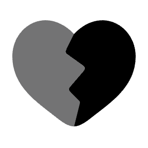 Heart Broken Icon from Solar Bold Duotone Set