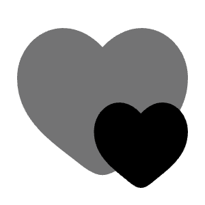 Hearts Icon from Solar Bold Duotone Set