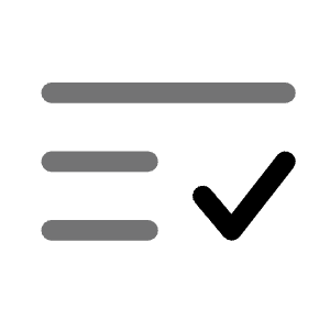 List Check Minimalistic Icon from Solar Bold Duotone Set