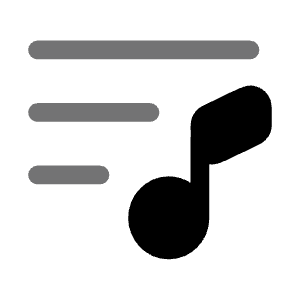 Playlist Minimalistic 6 Icon from Solar Bold Duotone Set