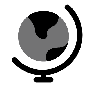 Globus Icon from Solar Bold Duotone Set