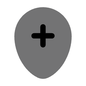 Map Point Add Icon from Solar Bold Duotone Set