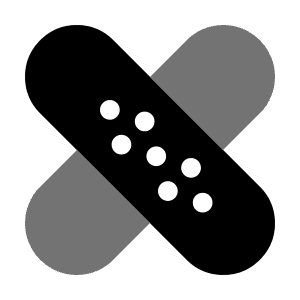 Adhesive Plaster Icon from Solar Bold Duotone Set