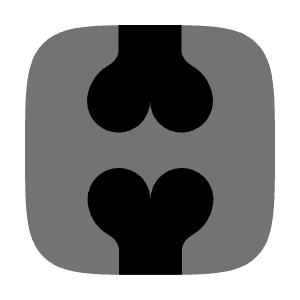 Bones Icon from Solar Bold Duotone Set