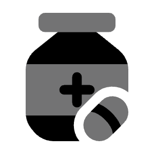 Jar Of Pills 4 Icon from Solar Bold Duotone Set