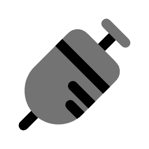 Syringe Icon from Solar Bold Duotone Set