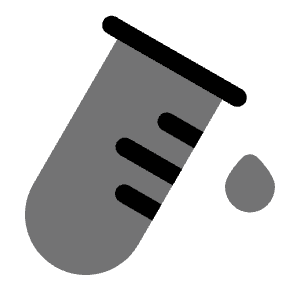 Test Tube Icon from Solar Bold Duotone Set