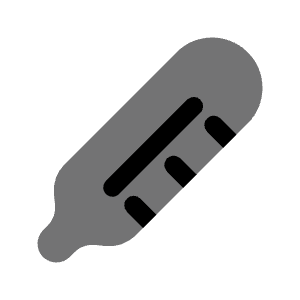 Thermometer Icon from Solar Bold Duotone Set
