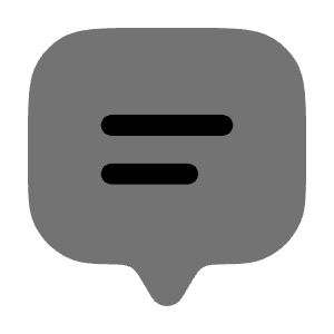 Chat Line Icon from Solar Bold Duotone Set