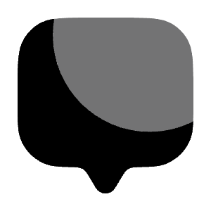 Chat Square Icon from Solar Bold Duotone Set