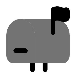 Mailbox Icon from Solar Bold Duotone Set
