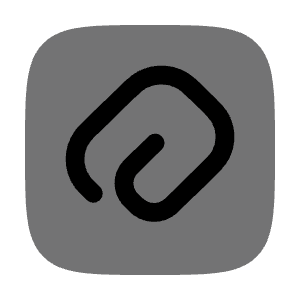 Paperclip Rounded Icon from Solar Bold Duotone Set