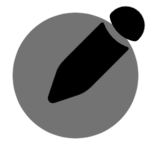 Pen New Round Icon from Solar Bold Duotone Set