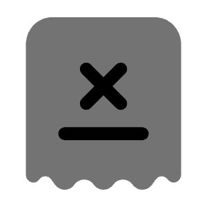 Bill Cross Icon from Solar Bold Duotone Set