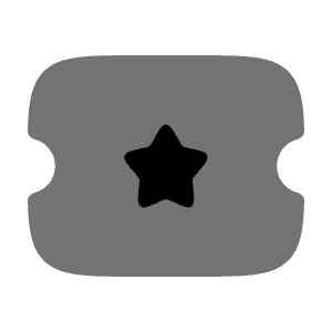 Ticker Star Icon from Solar Bold Duotone Set