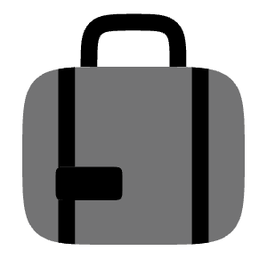Suitcase Tag Icon from Solar Bold Duotone Set