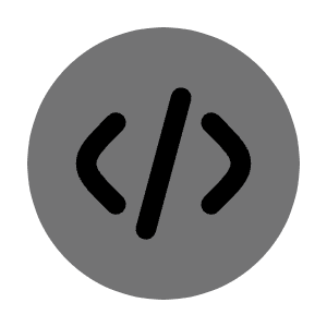 Code Circle Icon from Solar Bold Duotone Set