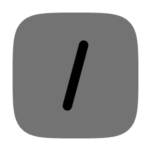 Slash Square Icon from Solar Bold Duotone Set