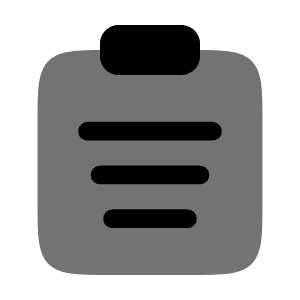 Clipboard Icon from Solar Bold Duotone Set