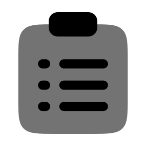 Clipboard List Icon from Solar Bold Duotone Set