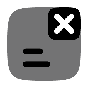Notification Lines Remove Icon from Solar Bold Duotone Set