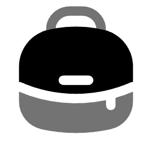 Backpack Icon from Solar Bold Duotone Set